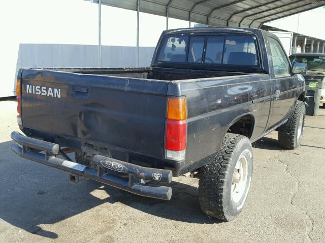 JN6HD11Y5HW002737 - 1987 NISSAN D21 SHORT BLACK photo 4