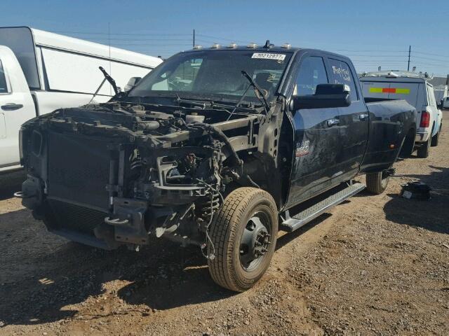 3C63RRHLXFG515184 - 2015 RAM 3500 SLT BLACK photo 2