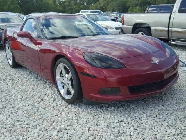 1G1YY24U955134223 - 2005 CHEVROLET CORVETTE MAROON photo 1