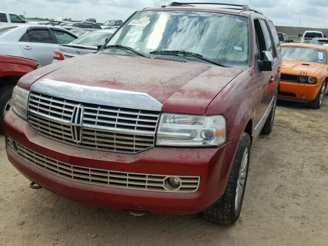5LMJJ2H56DEL08353 - 2013 LINCOLN NAVIGATOR წითელი ფოტო 2
