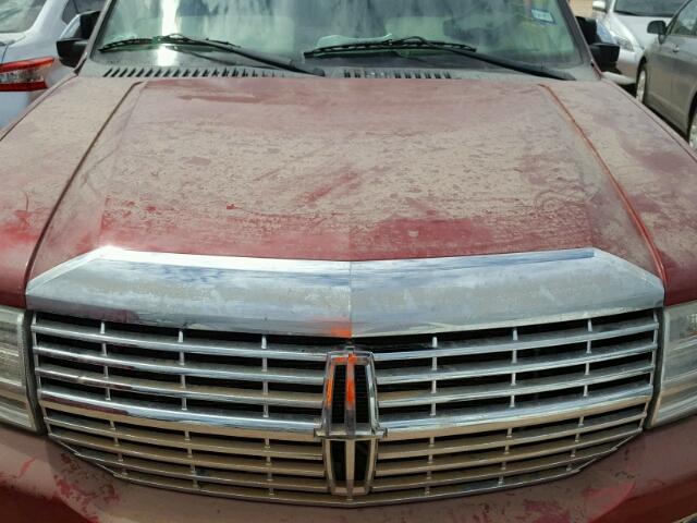 5LMJJ2H56DEL08353 - 2013 LINCOLN NAVIGATOR წითელი ფოტო 7