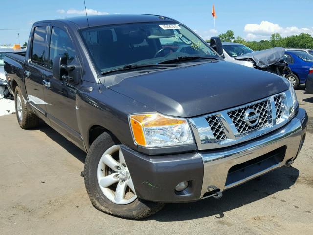 1N6AA0ECXCN316515 - 2012 NISSAN TITAN S GRAY photo 1