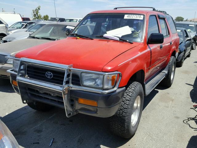 JT3RN37W6S0016263 - 1995 TOYOTA 4RUNNER RN RED photo 2