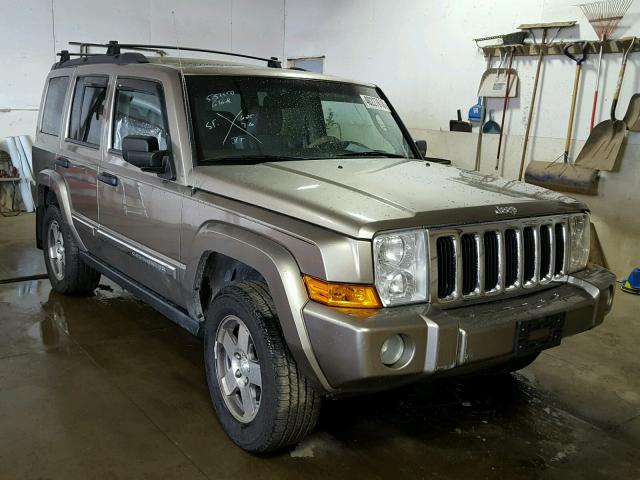 1J8HG48K76C302655 - 2006 JEEP COMMANDER BROWN photo 1