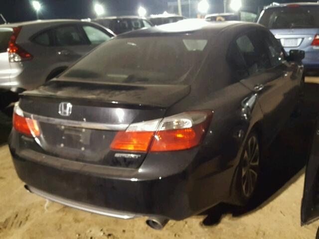 1HGCR2F56EA227620 - 2014 HONDA ACCORD BLACK photo 4