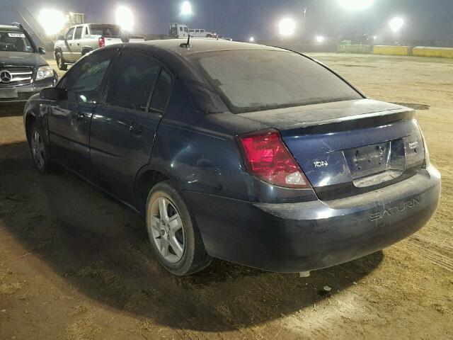 1G8AJ55F07Z201599 - 2007 SATURN ION BLUE photo 3