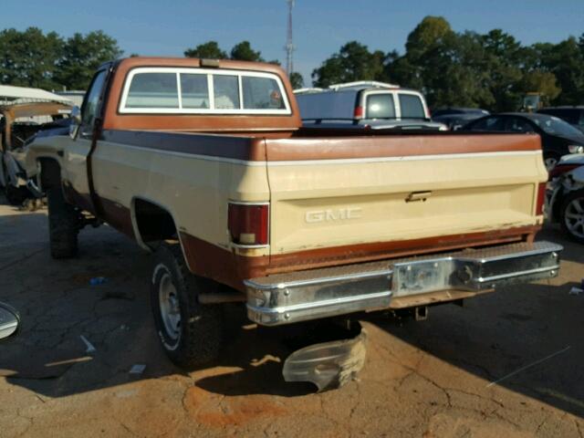 1GTEK14HXDF715926 - 1983 GMC K1500 BROWN photo 3