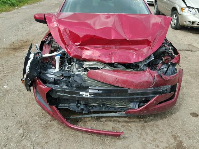 5NPDH4AE4FH579016 - 2015 HYUNDAI ELANTRA SE RED photo 9