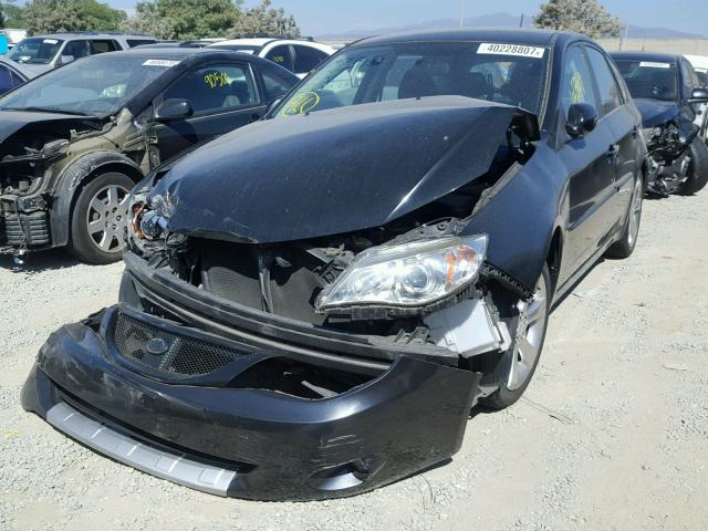 JF1GH63648H818215 - 2008 SUBARU IMPREZA OU BLACK photo 2