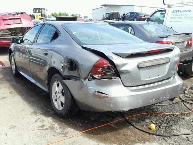 2G2WP552781190848 - 2008 PONTIAC GRAND PRIX Сұр фото 3