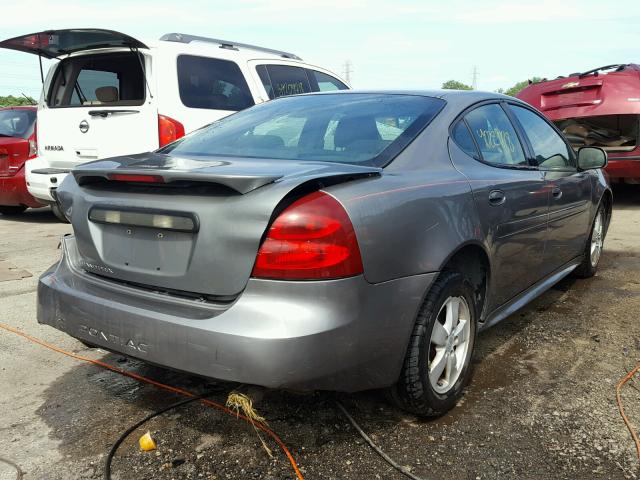 2G2WP552781190848 - 2008 PONTIAC GRAND PRIX Сұр фото 4