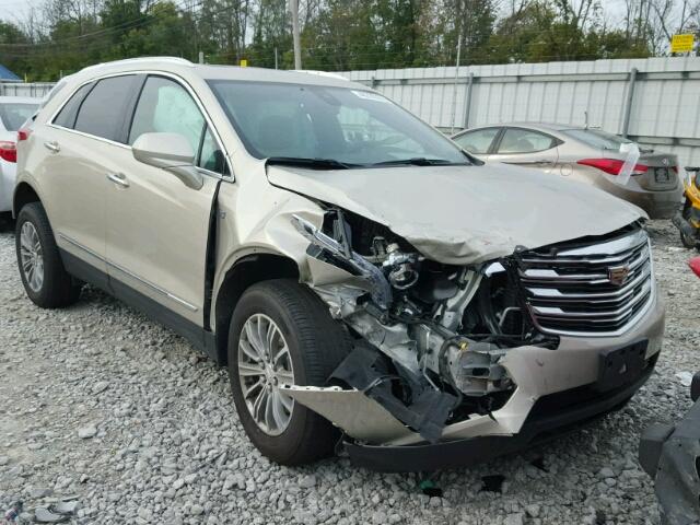 1GYKNDRS0HZ117035 - 2017 CADILLAC XT5 LUXURY GOLD photo 1