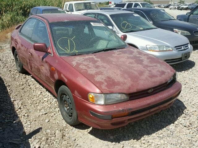 JF1GC2544PH524024 - 1993 SUBARU IMPREZA LS BURGUNDY photo 1