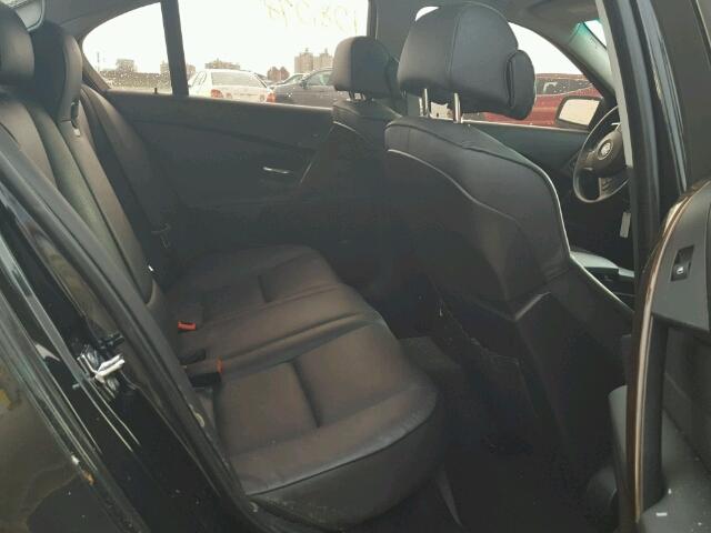 WBANB53567CP03936 - 2007 BMW 550 I BLACK photo 6