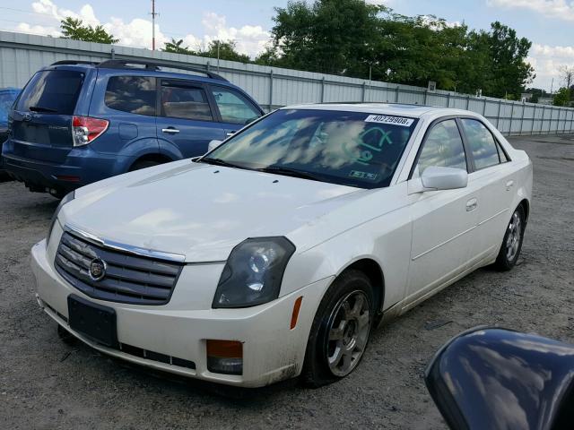 1G6DM577040150186 - 2004 CADILLAC CTS WHITE photo 2
