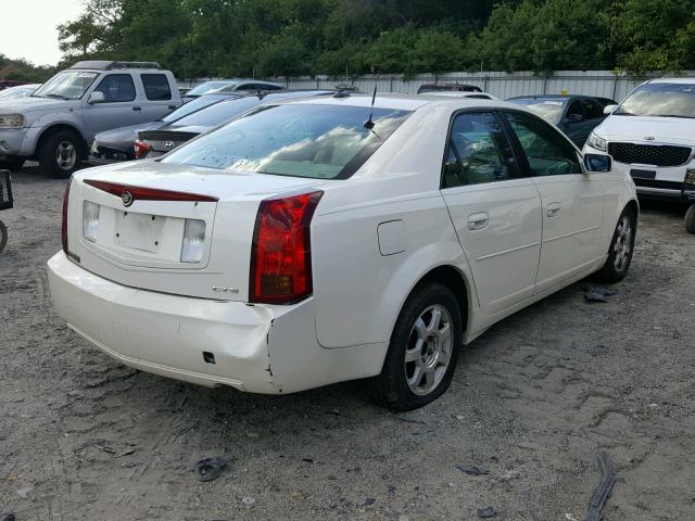 1G6DM577040150186 - 2004 CADILLAC CTS WHITE photo 4