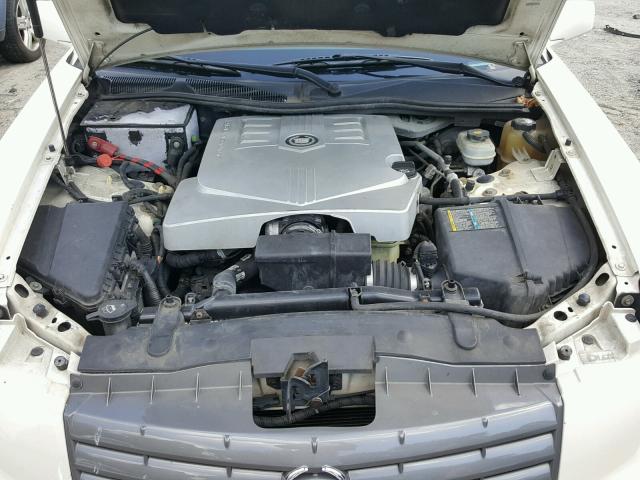 1G6DM577040150186 - 2004 CADILLAC CTS WHITE photo 7