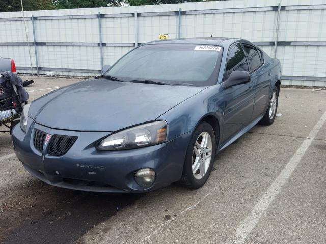 2G2WR554261120540 - 2006 PONTIAC GRAND PRIX GRAY photo 2