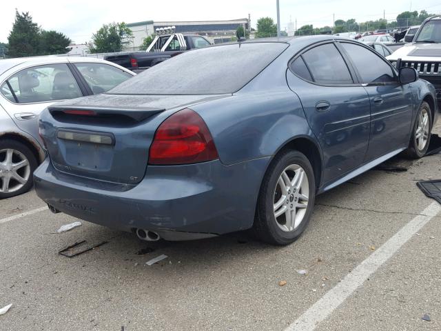 2G2WR554261120540 - 2006 PONTIAC GRAND PRIX GRAY photo 4