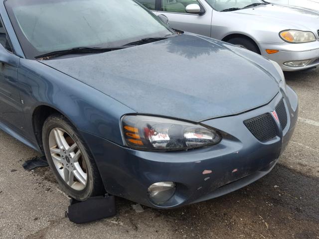 2G2WR554261120540 - 2006 PONTIAC GRAND PRIX GRAY photo 9