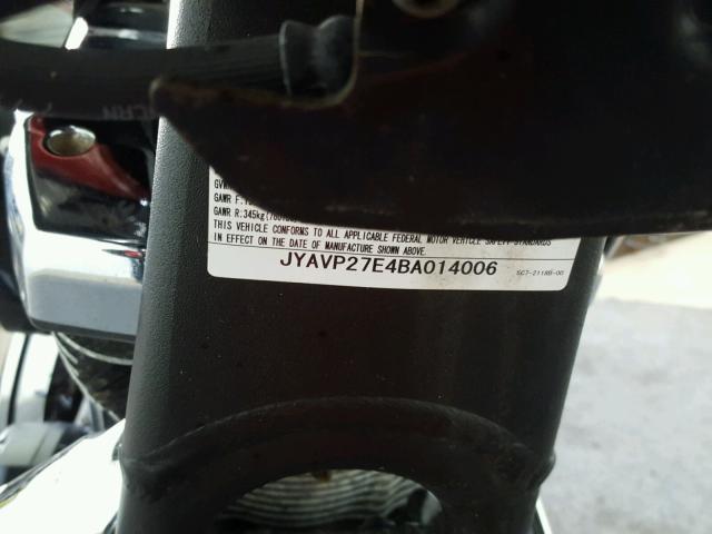 JYAVP27E4BA014006 - 2011 YAMAHA XV1900 ORANGE photo 19