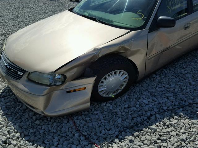 1G1ND52J51M603879 - 2001 CHEVROLET MALIBU TAN photo 9