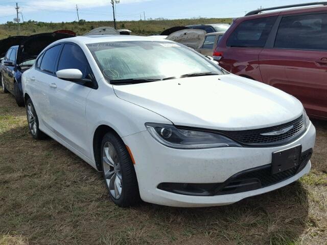 1C3CCCBB9FN750131 - 2015 CHRYSLER 200 WHITE photo 1