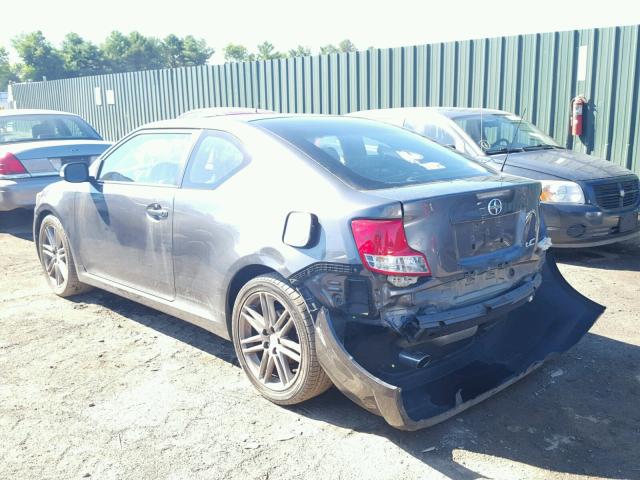 JTKJF5C78B3019902 - 2011 TOYOTA SCION TC 灰色 照片 3
