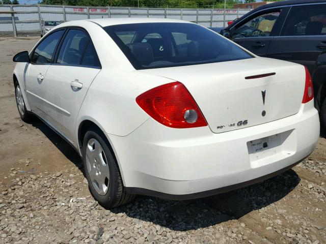 1G2ZF57BX84165735 - 2008 PONTIAC G6 VALUE L WHITE photo 3