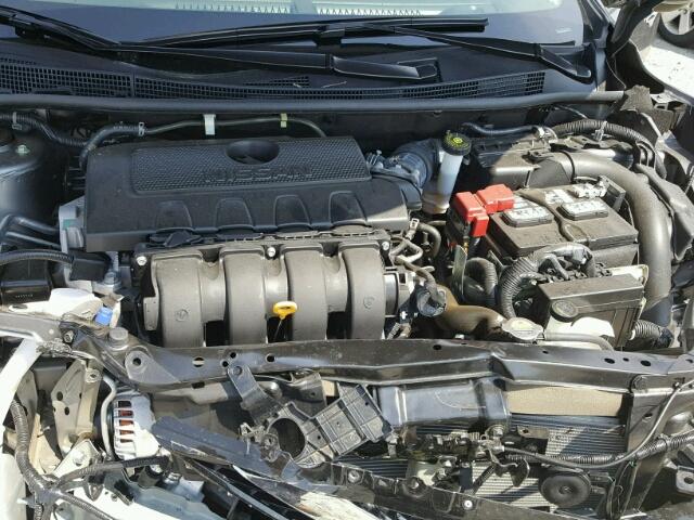 3N1AB7AP0HY299674 - 2017 NISSAN SENTRA S GRAY photo 7