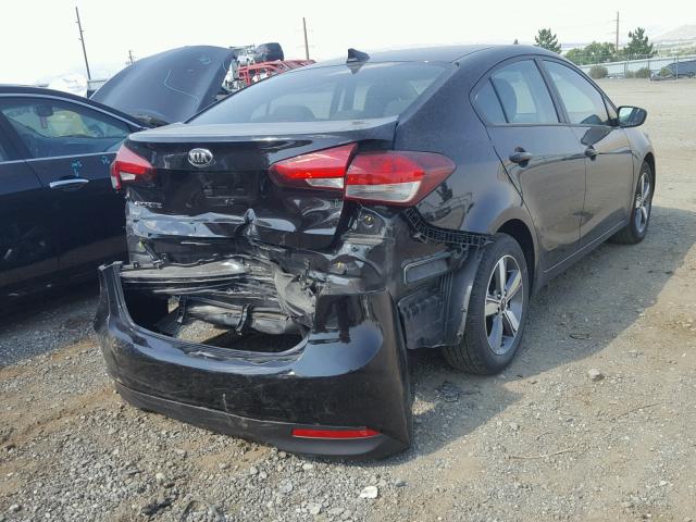 3KPFL4A74JE218441 - 2018 KIA FORTE LX BLACK photo 4