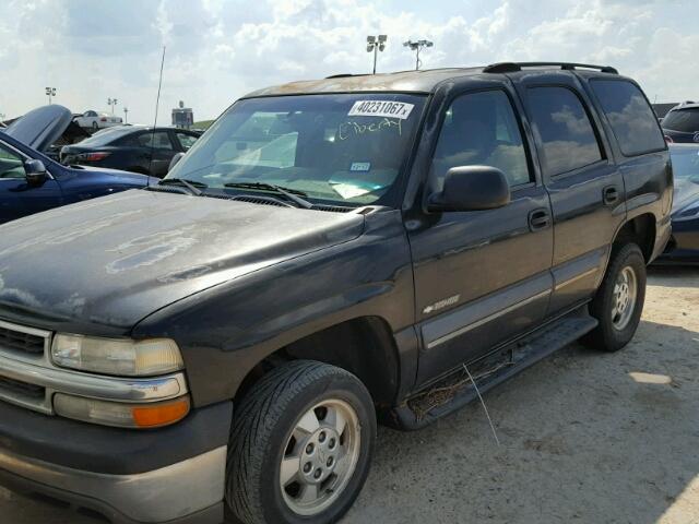 1GNEC13V83J155136 - 2003 CHEVROLET TAHOE C150 BLACK photo 2