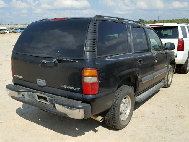 1GNEC13V83J155136 - 2003 CHEVROLET TAHOE C150 BLACK photo 4