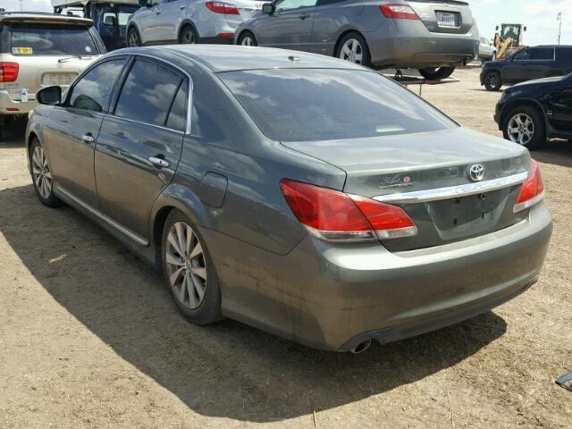 4T1BK3DB8BU410195 - 2011 TOYOTA AVALON GRAY photo 3