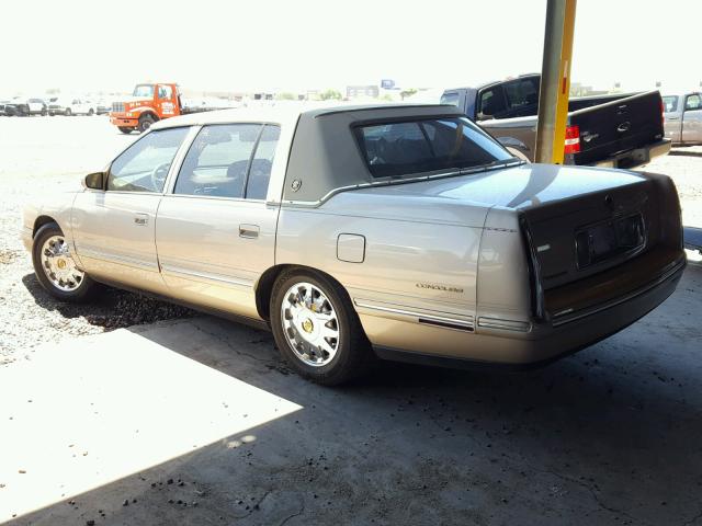 1G6KF5496VU293807 - 1997 CADILLAC DEVILLE CO GOLD photo 3