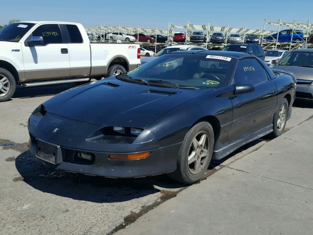 2G1FP22K1V2127841 - 1997 CHEVROLET CAMARO BAS BLACK photo 2