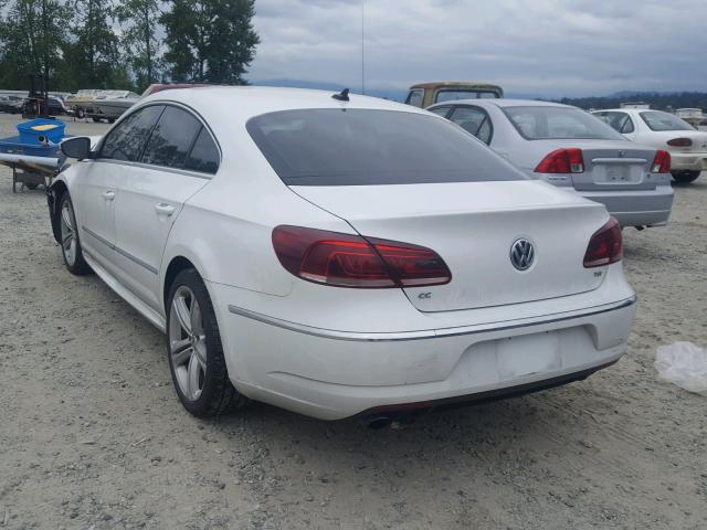 WVWBP7AN3GE500772 - 2016 VOLKSWAGEN CC BASE WHITE photo 3