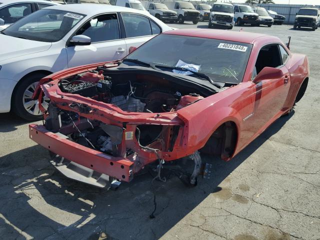 2G1FS1EP1C9801247 - 2012 CHEVROLET CAMARO ZL1 RED photo 2