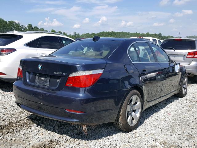 WBANV93548CZ61677 - 2008 BMW 535 XI BLUE photo 4