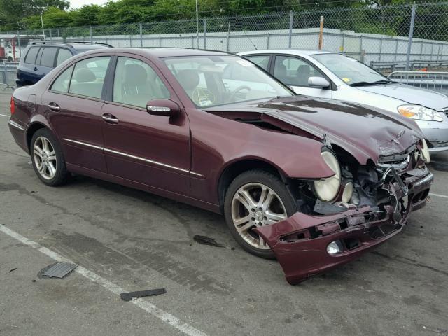 WDBUF87J06X194105 - 2006 MERCEDES-BENZ E 350 4MAT MAROON photo 1