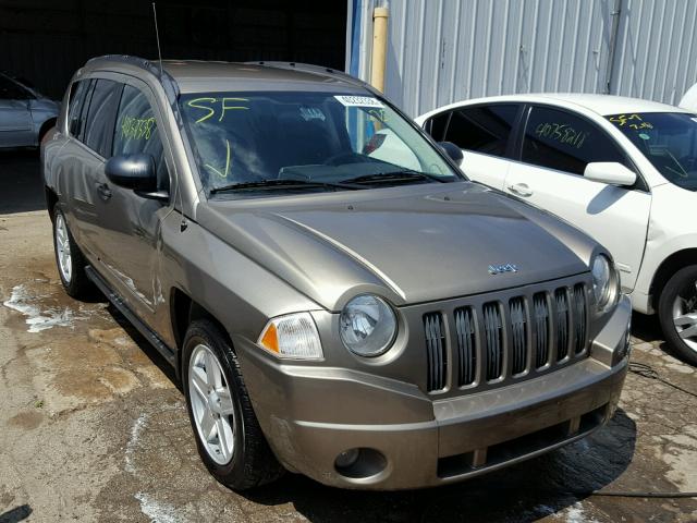 1J8FF47W08D677508 - 2008 JEEP COMPASS SP BROWN photo 1