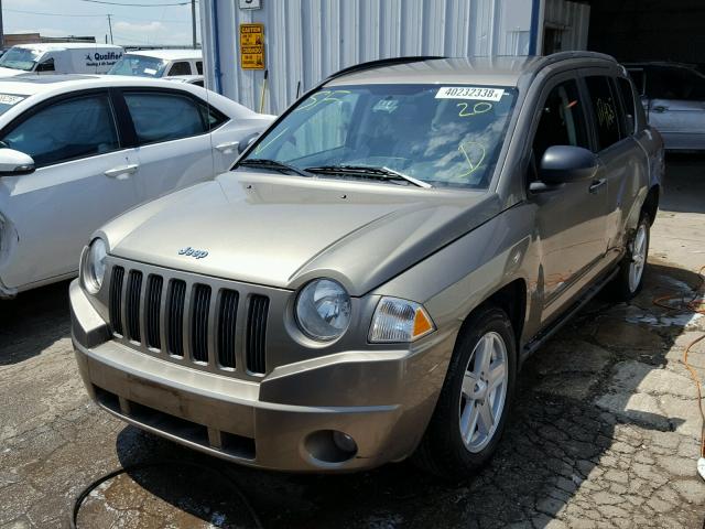 1J8FF47W08D677508 - 2008 JEEP COMPASS SP BROWN photo 2