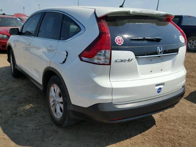 5J6RM3H52CL029476 - 2012 HONDA CR-V EX WHITE photo 3