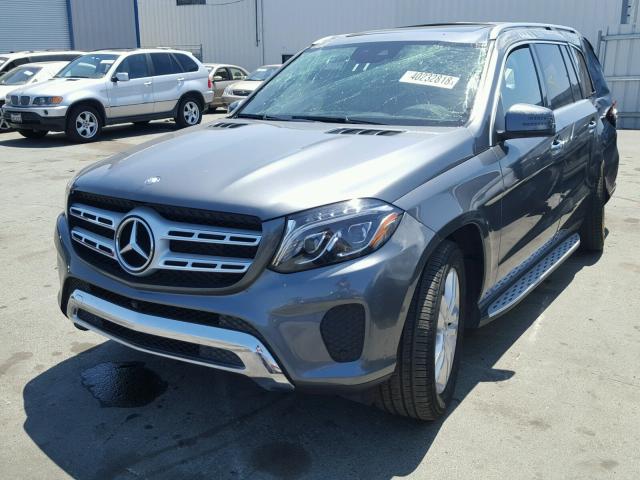 4JGDF6EE6HA846299 - 2017 MERCEDES-BENZ GLS 450 4M GRAY photo 2