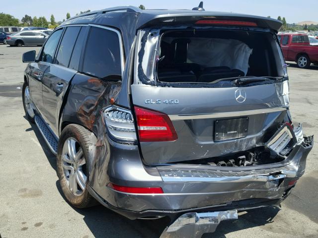 4JGDF6EE6HA846299 - 2017 MERCEDES-BENZ GLS 450 4M GRAY photo 3