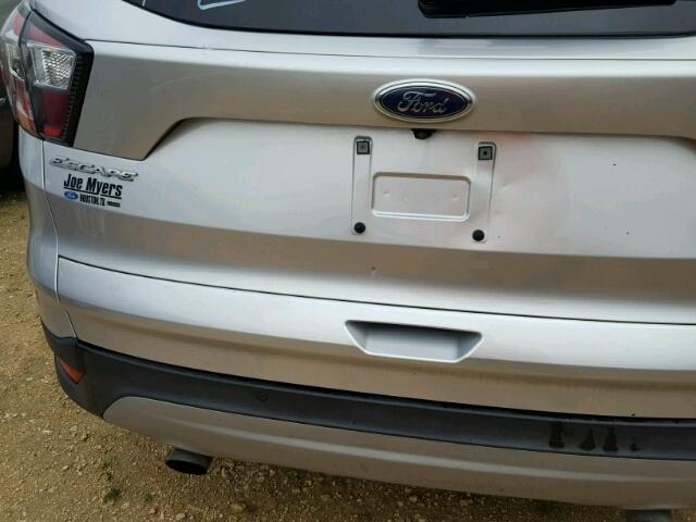 1FMCU0GD7HUB59964 - 2017 FORD ESCAPE 银色 照片 9