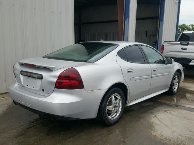2G2WS522041166968 - 2004 PONTIAC GRAND PRIX SILVER photo 4