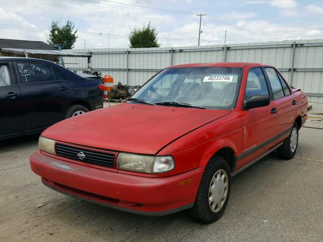 1N4EB31F5PC802093 - 1993 NISSAN SENTRA E RED photo 2