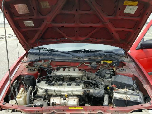 1N4EB31F5PC802093 - 1993 NISSAN SENTRA E RED photo 7