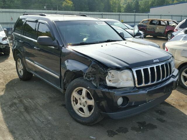 1J8HR58P07C524175 - 2007 JEEP GRAND CHER BLACK photo 1